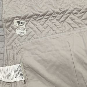 Heritage Organic Cotton pewter Sham Set California King